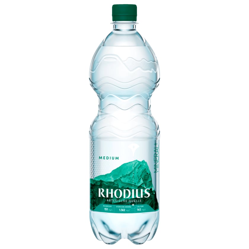Rhodius Mineralwasser Medium 1l